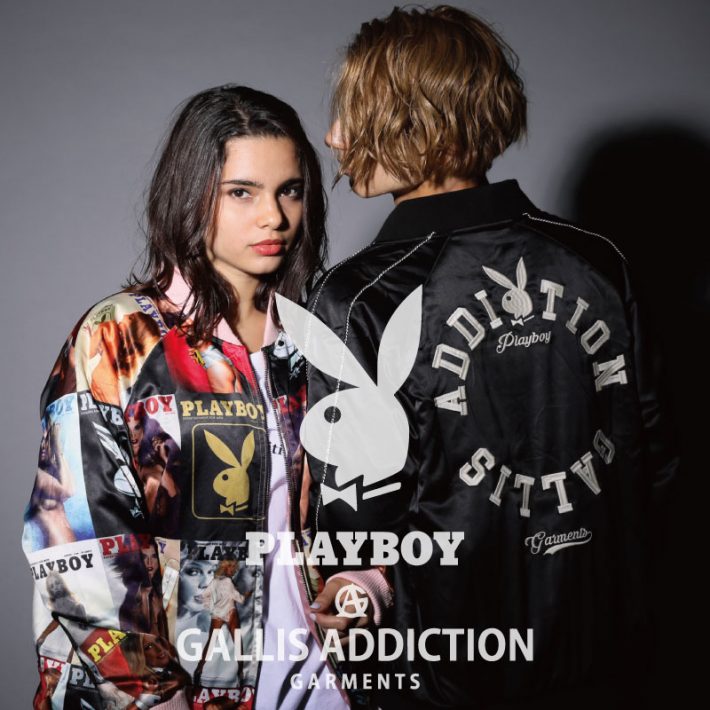 Gallis Addictionよりplayboyとの コラボレーションアウターが登場 Jackrose Official Web Shop